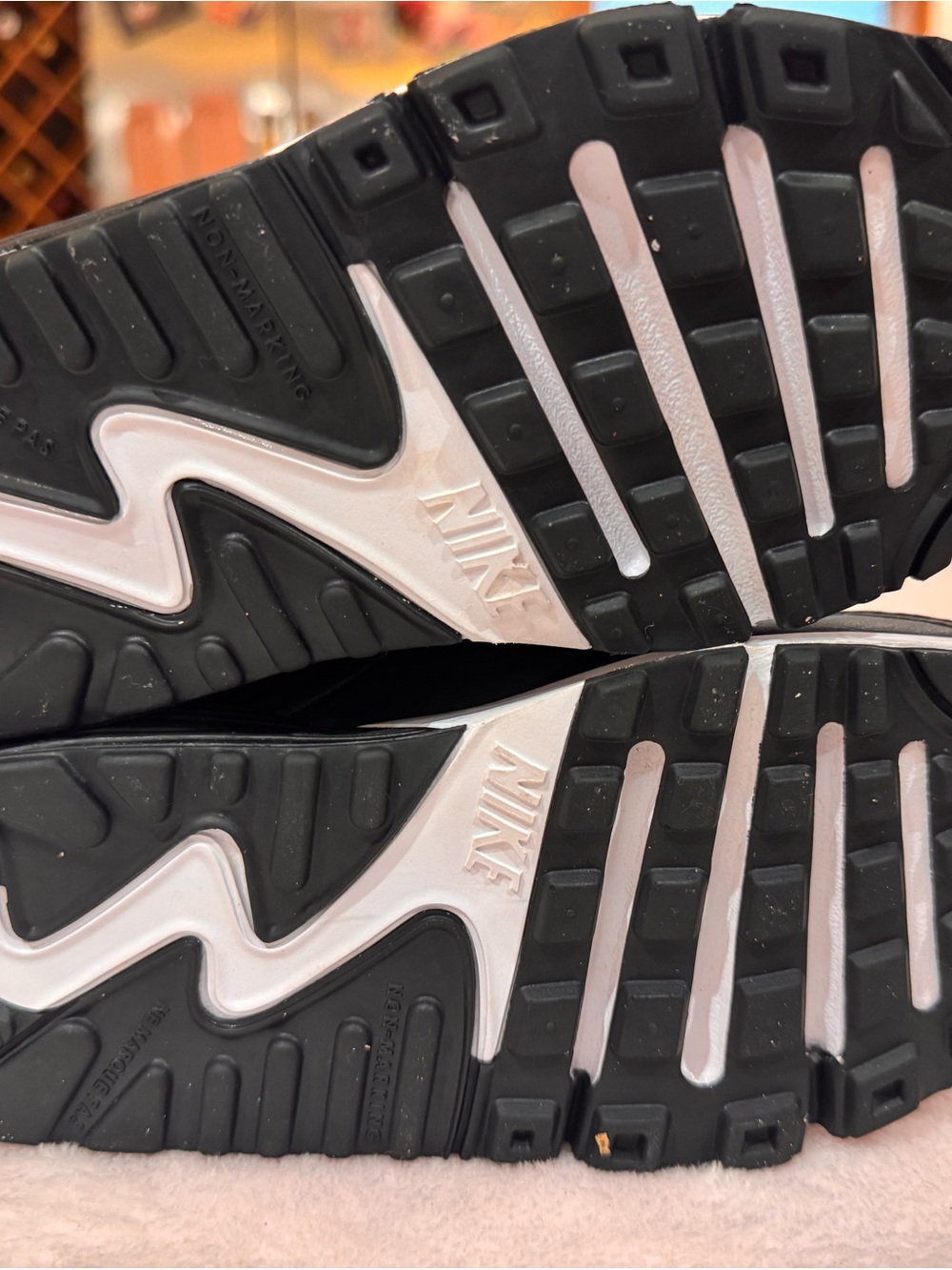 Nike Kids Black and White Air Max Style Sneaker - Picture 5 of 6